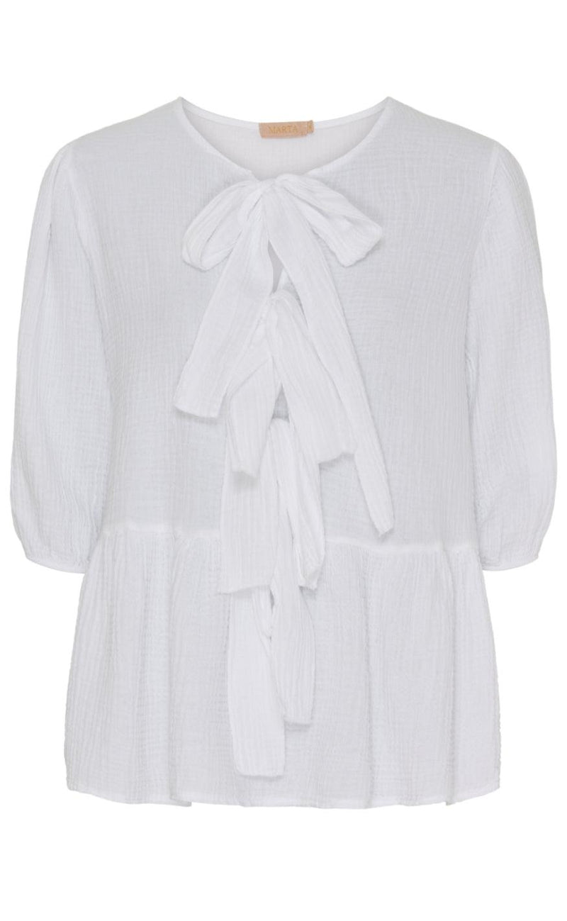Marta Du Chateau Bluse - Angela - White