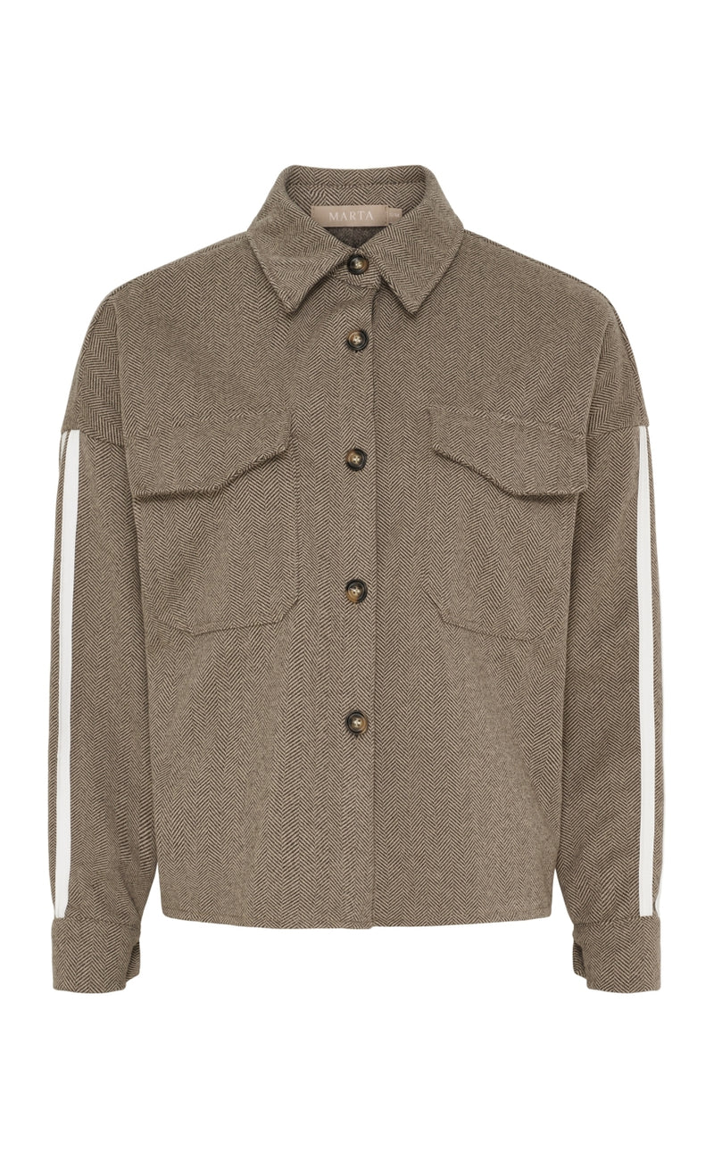 Marta Du Chateau Bluse - Avalon - Brown