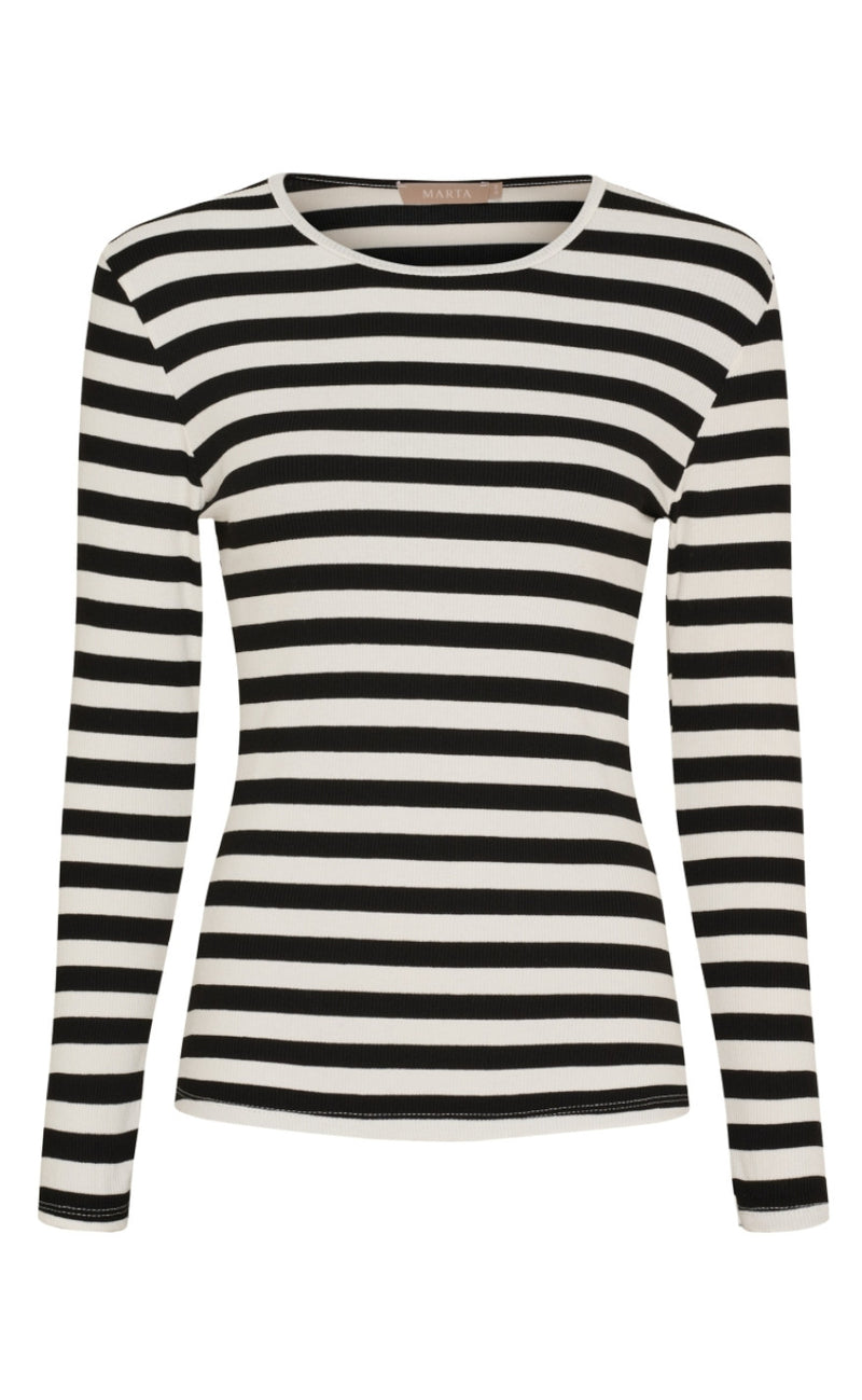 Marta Du Chateau Bluse - Begonia - Black