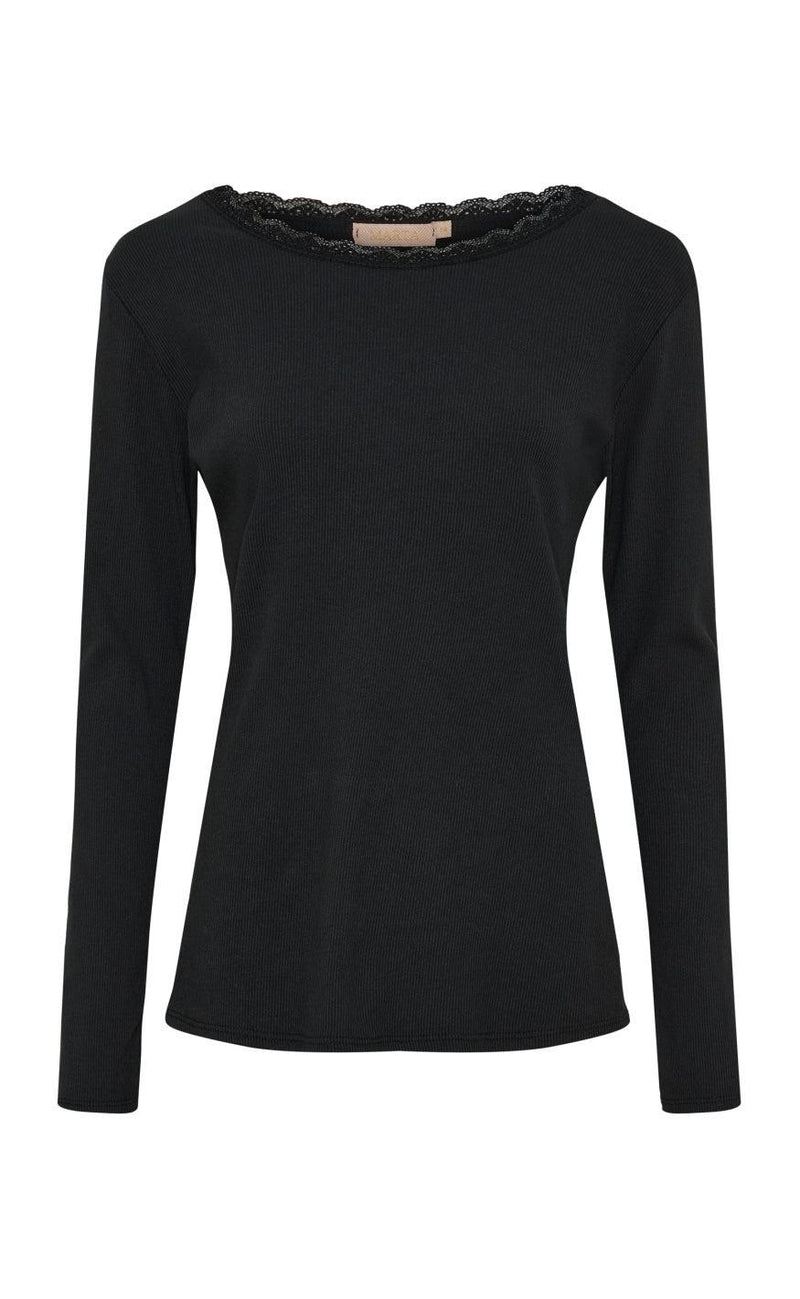 Marta Du Chateau Bluse - Belinda LS - Black