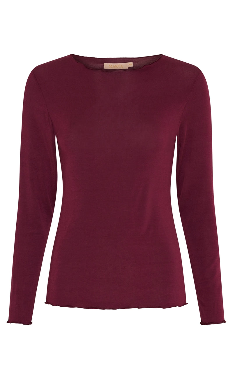 Marta Du Chateau Bluse - Leonora - Wine