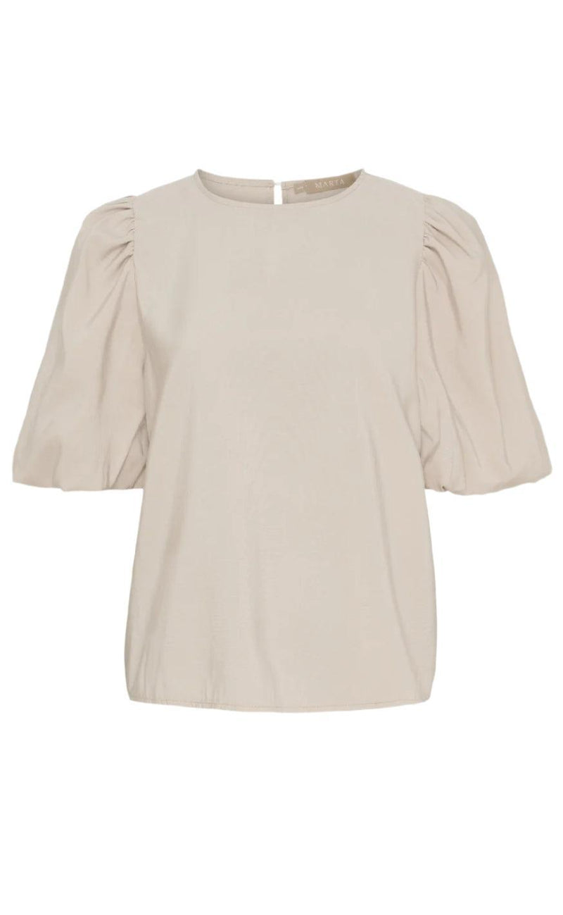 Marta Du Chateau Bluse - Loriane - Beige
