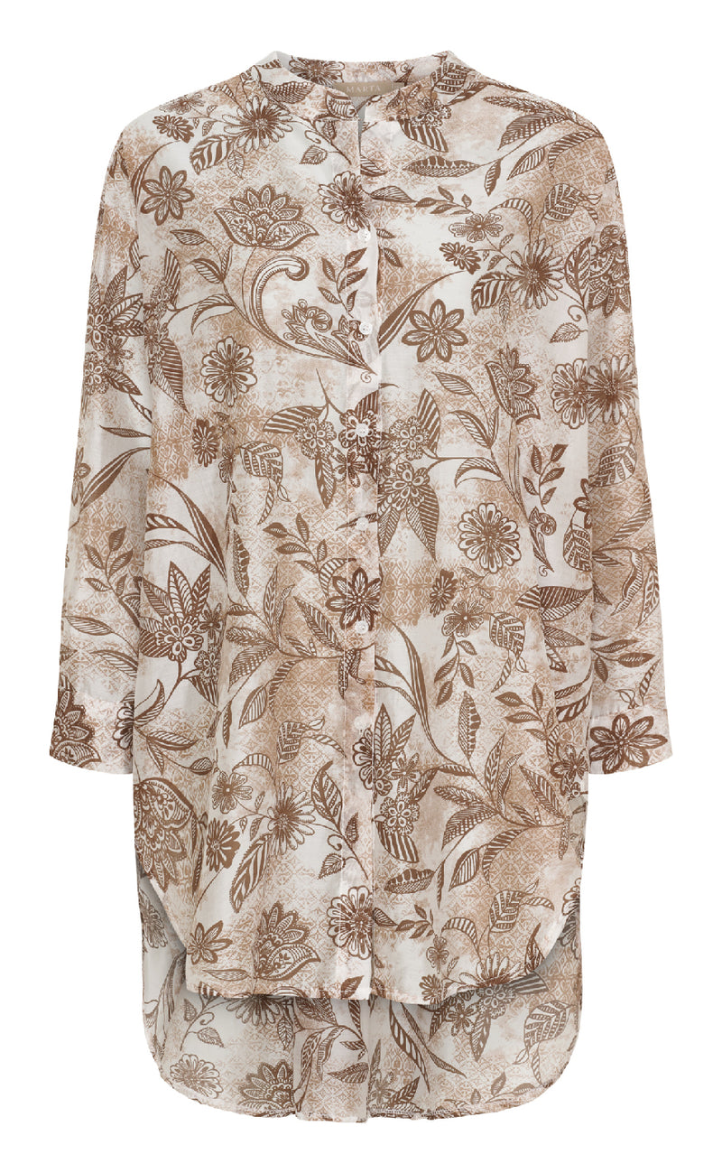 Marta Du Chateau Bluse - Lucca - Brown