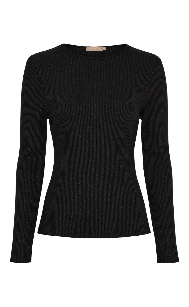 Marta Du Chateau Bluse - Lunara - Black