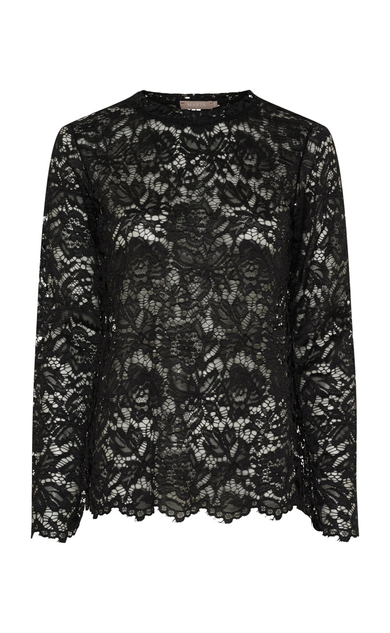 Marta Du Chateau Bluse - Milley - Black
