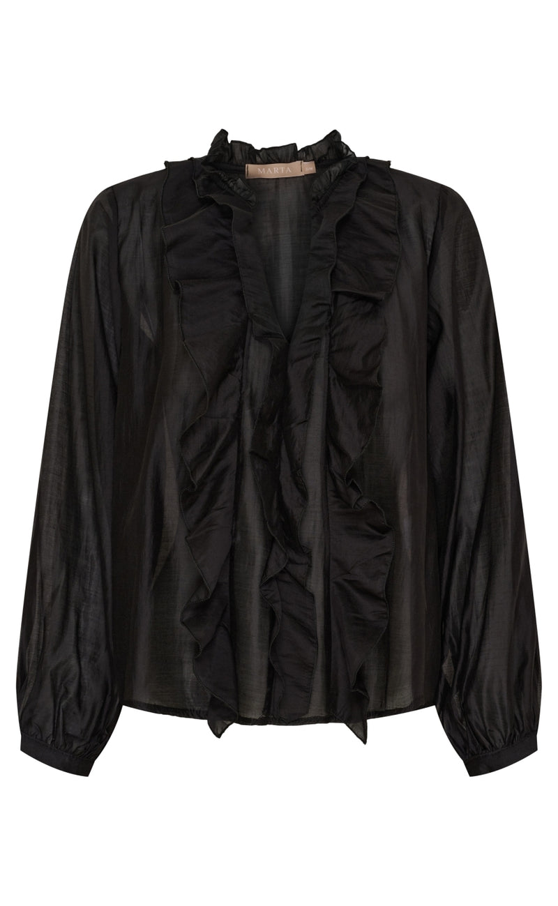 Marta Du Chateau Bluse - Naira - Black