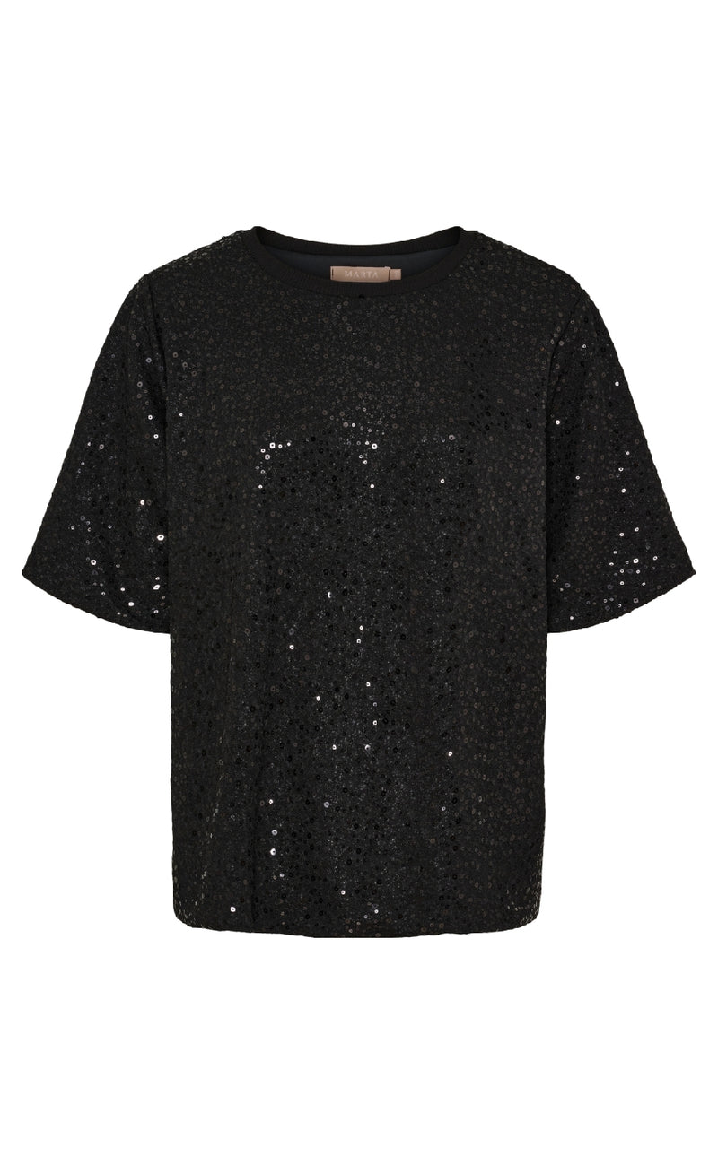 Marta Du Chateau Bluse - Nynne - Black/Black