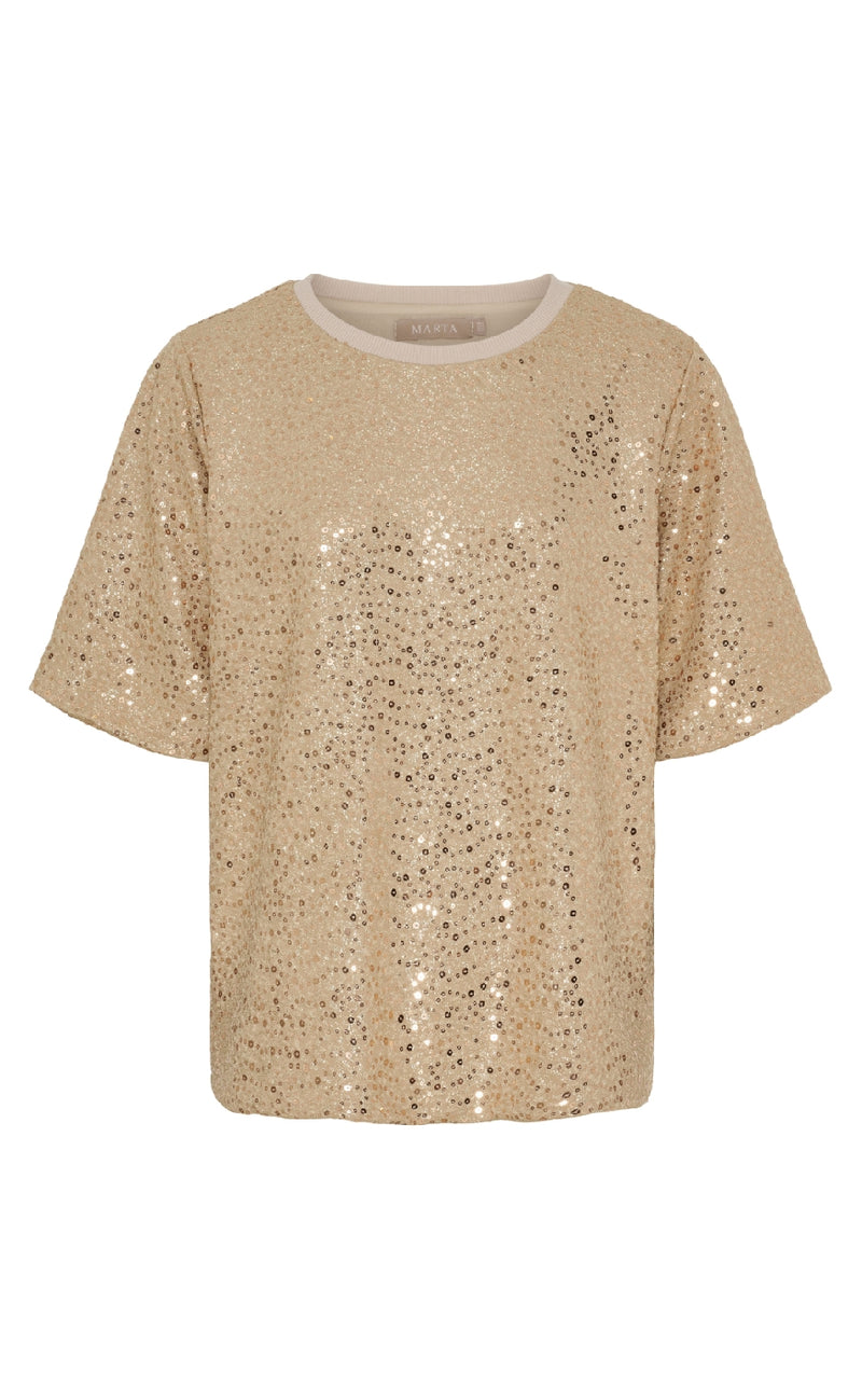 Marta Du Chateau Bluse - Nynne - Champagne