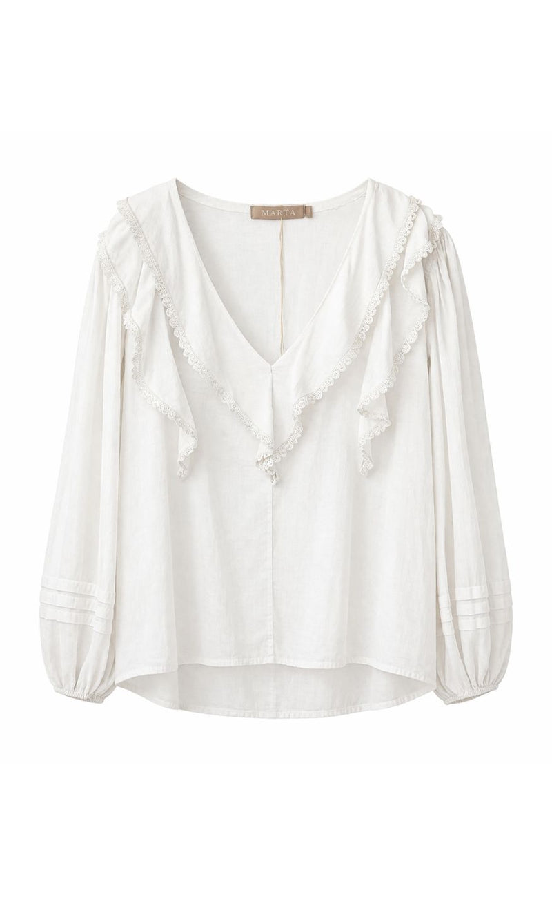 Marta Du Chateau Bluse - Rosamaria - Sabbia