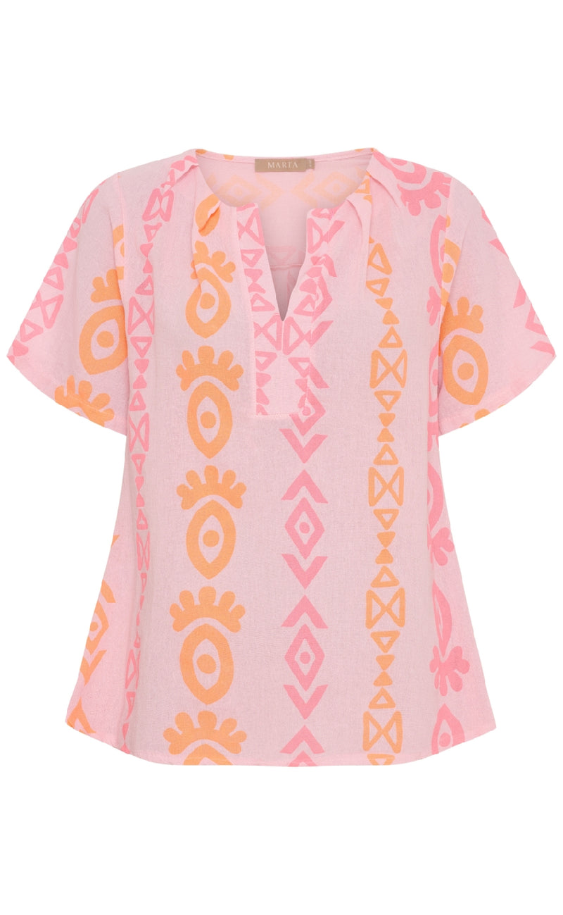 Marta Du Chateau Bluse - Stine - Pink
