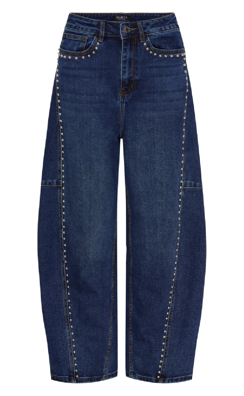 Marta Du Chateau Bukser - Ingeborg - Denim