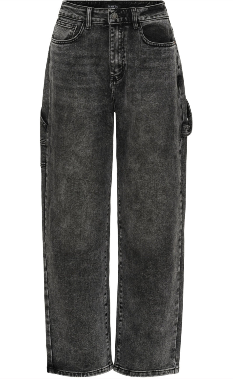 Marta Du Chateau Bukser - Marikka - Grey Denim