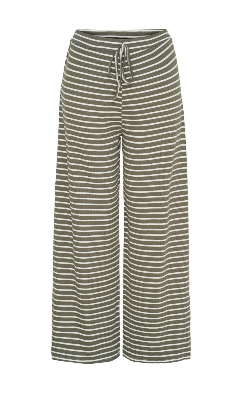 Marta Du Chateau Bukser - Mireya - White/Military Stripe