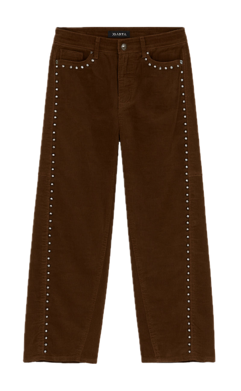 Marta Du Chateau Bukser - Wanda - Corduroy Choco