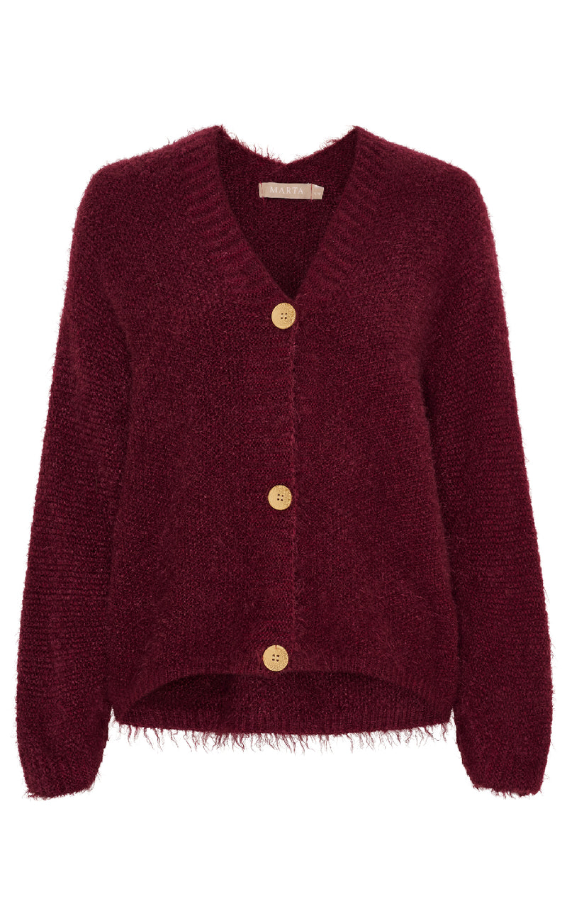 Marta Du Chateau Cardigan - Dakota - Bordeaux