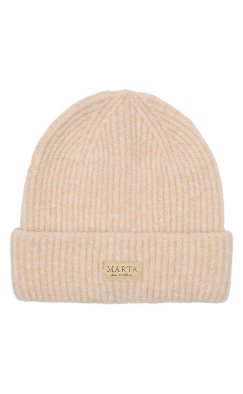 Marta Du Chateau Hue - Rib Beanie - Offwhite