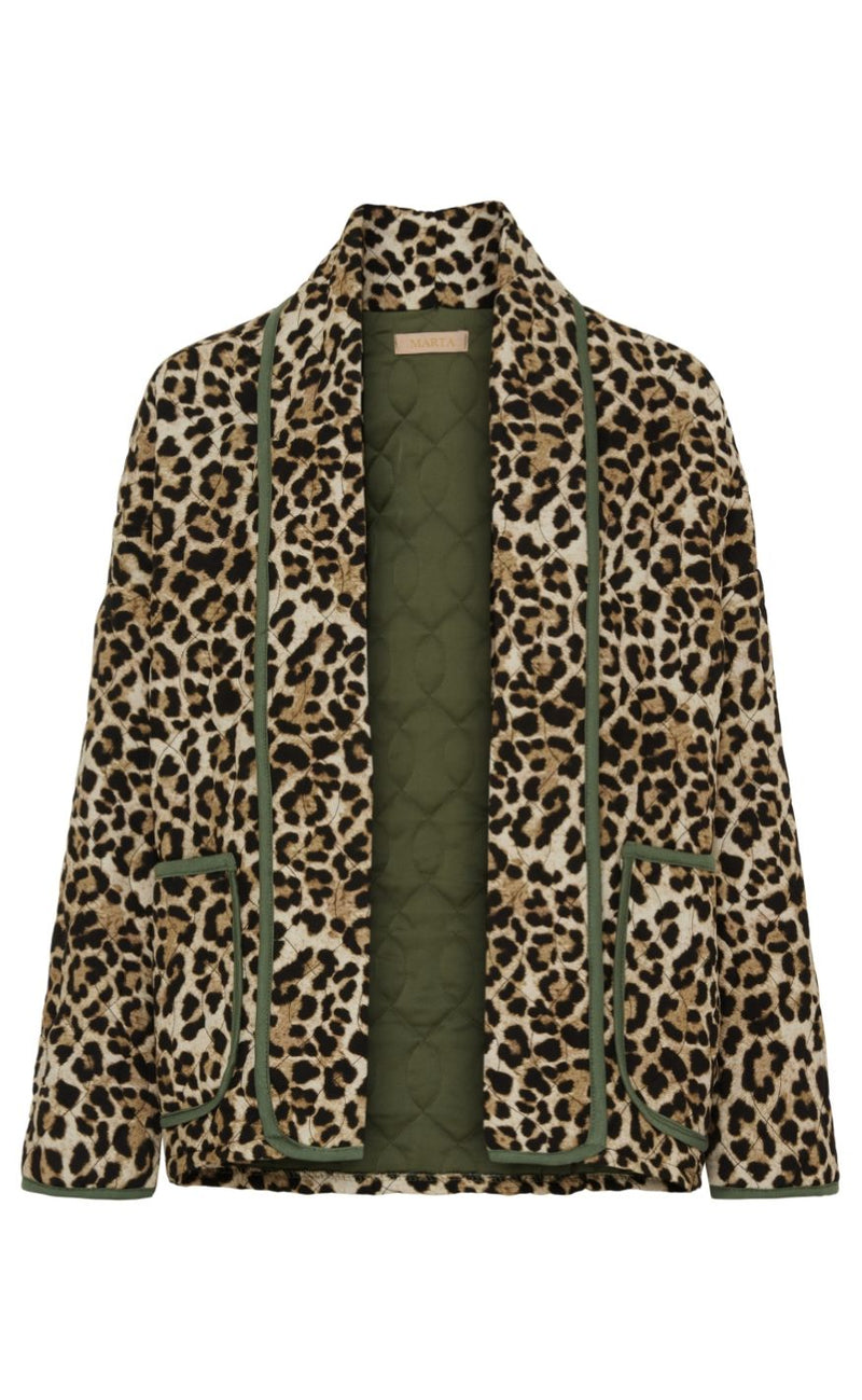 Marta Du Chateau Jakke - Lise - Leopard