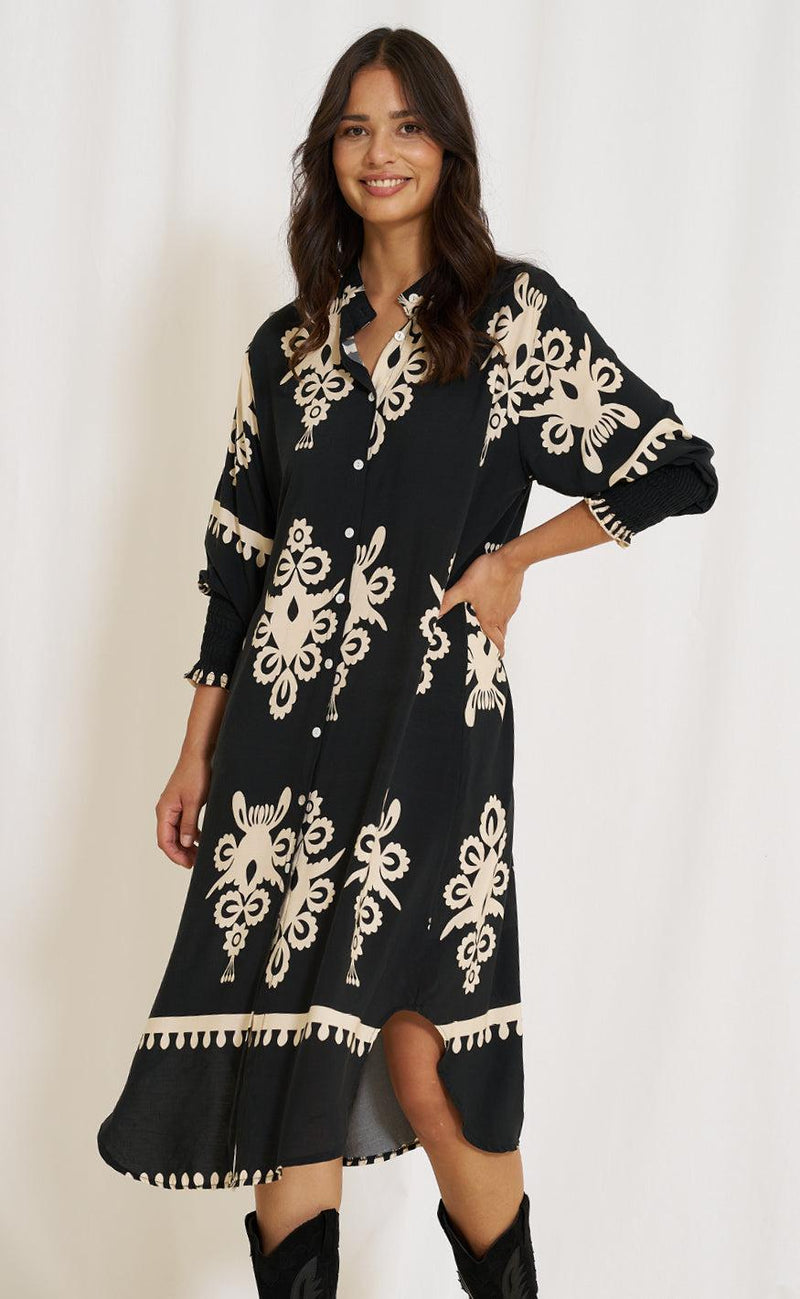 Marta Du Chateau Kjole - 4991B Merle - Black