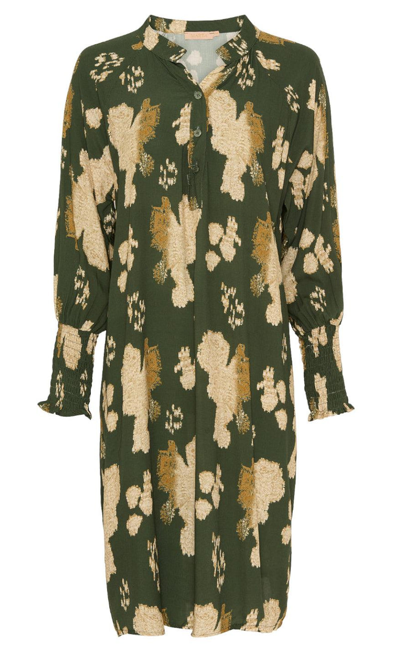 Marta Du Chateau Kjole - 5378 Eva - Military 3320