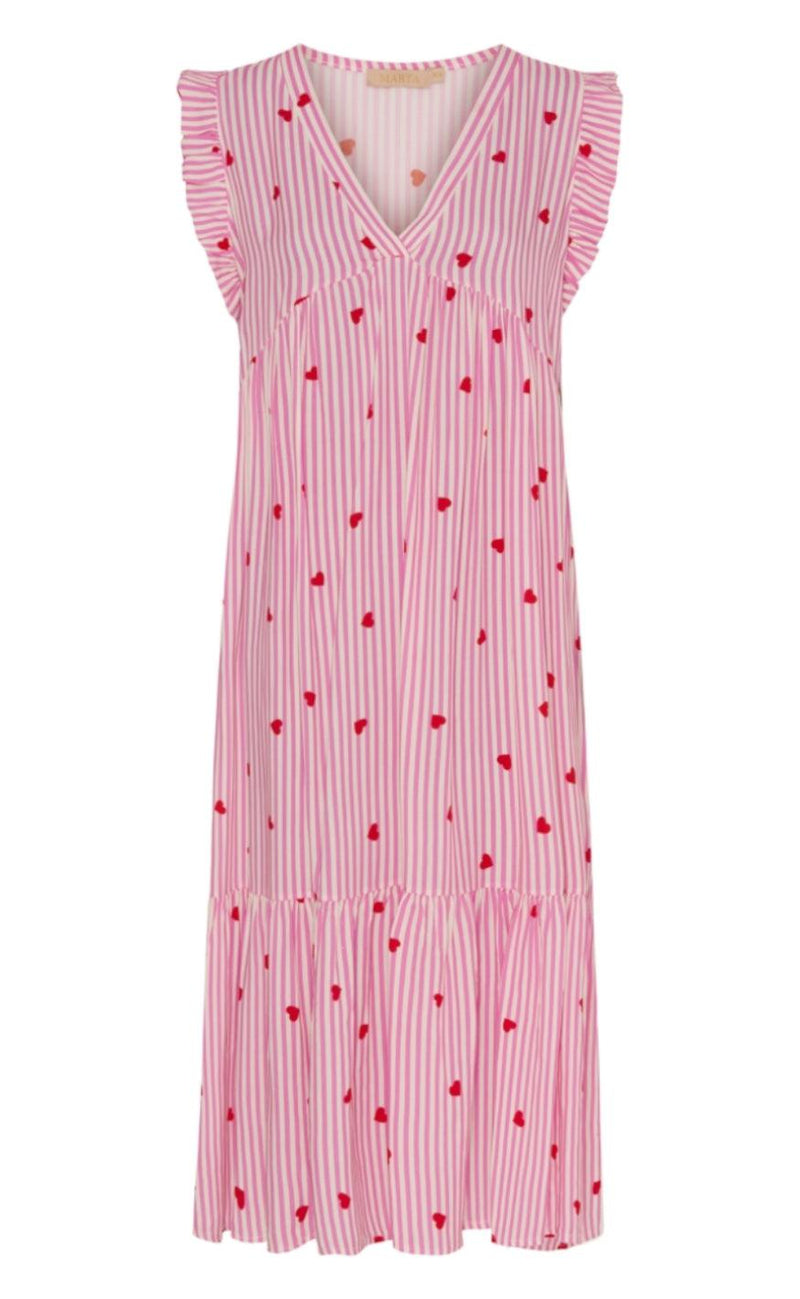 Marta Du Chateau Kjole - 5795 Elma - Fuxia Heart