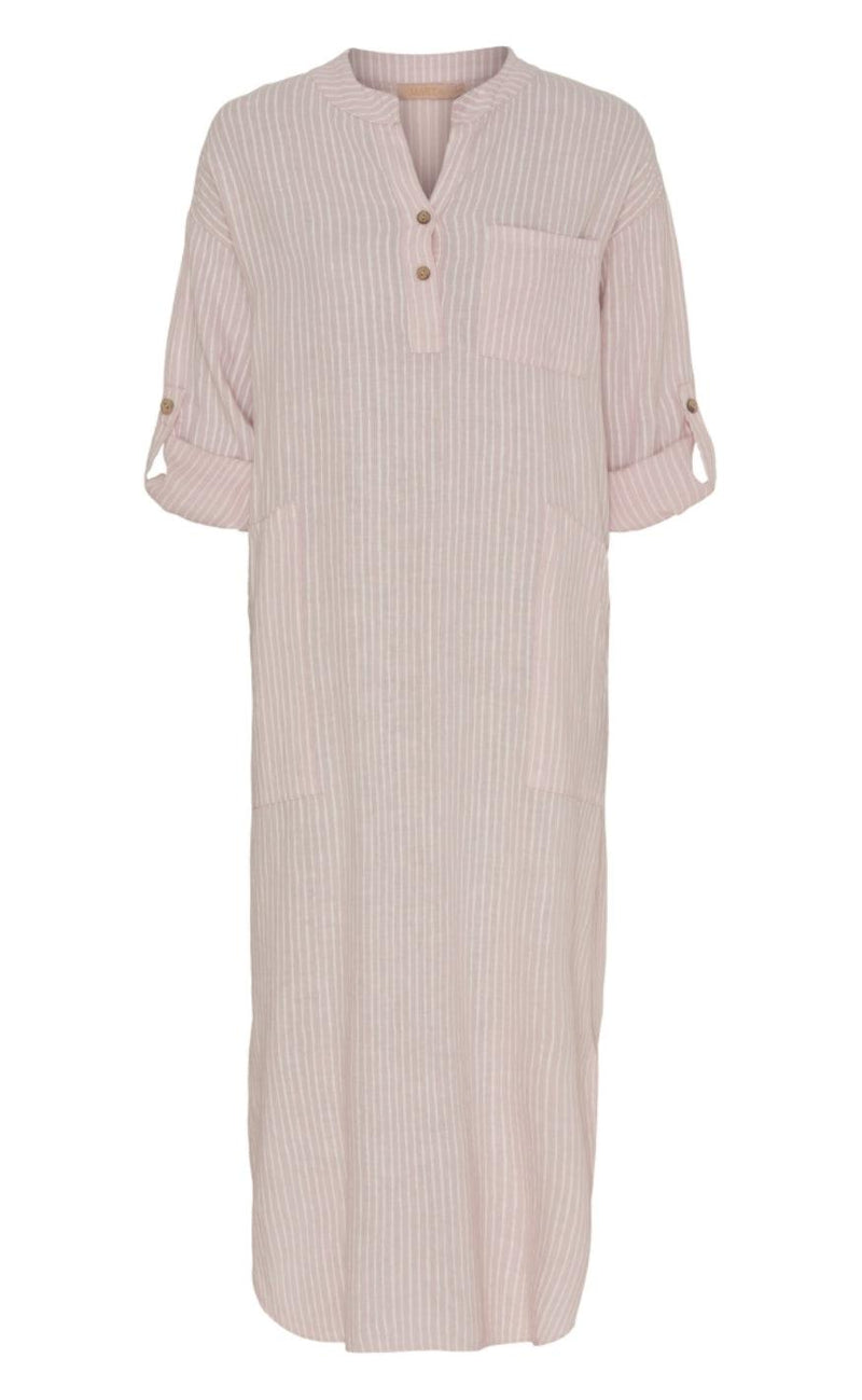 Marta Du Chateau Kjole - 93911-1 Ness - Rose/White Stripe