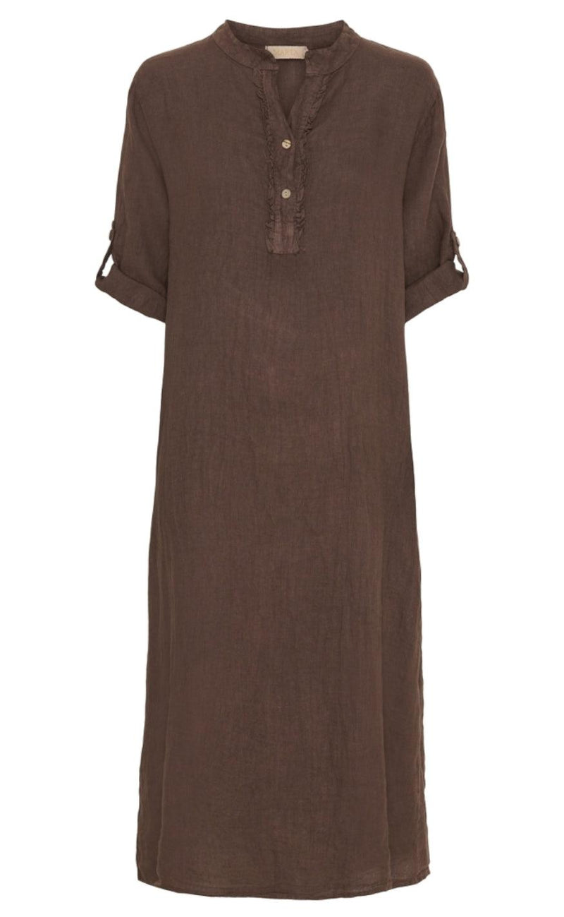 Marta Du Chateau Kjole - 94198 Camelia - Cold Brown