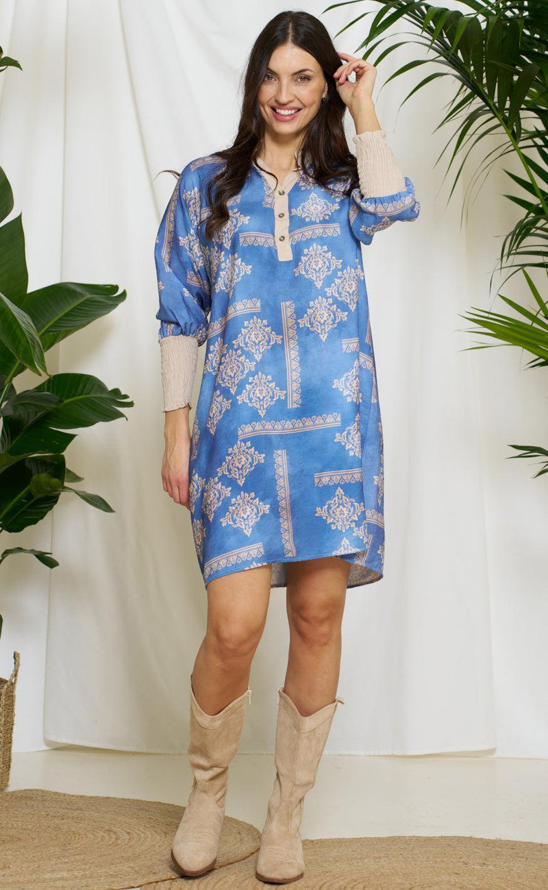 Marta Du Chateau Kjole - Eva - Blue Jeans
