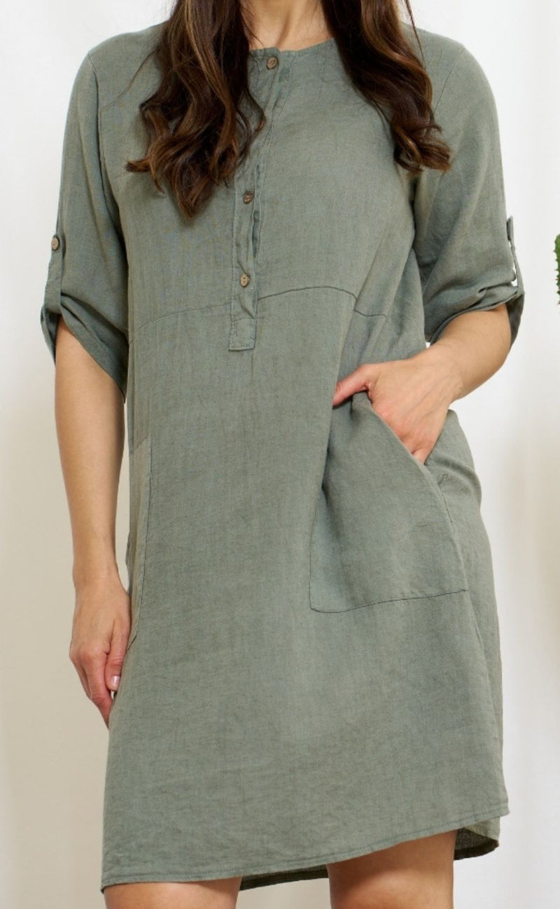 Marta Du Chateau Kjole - Mariella - Military