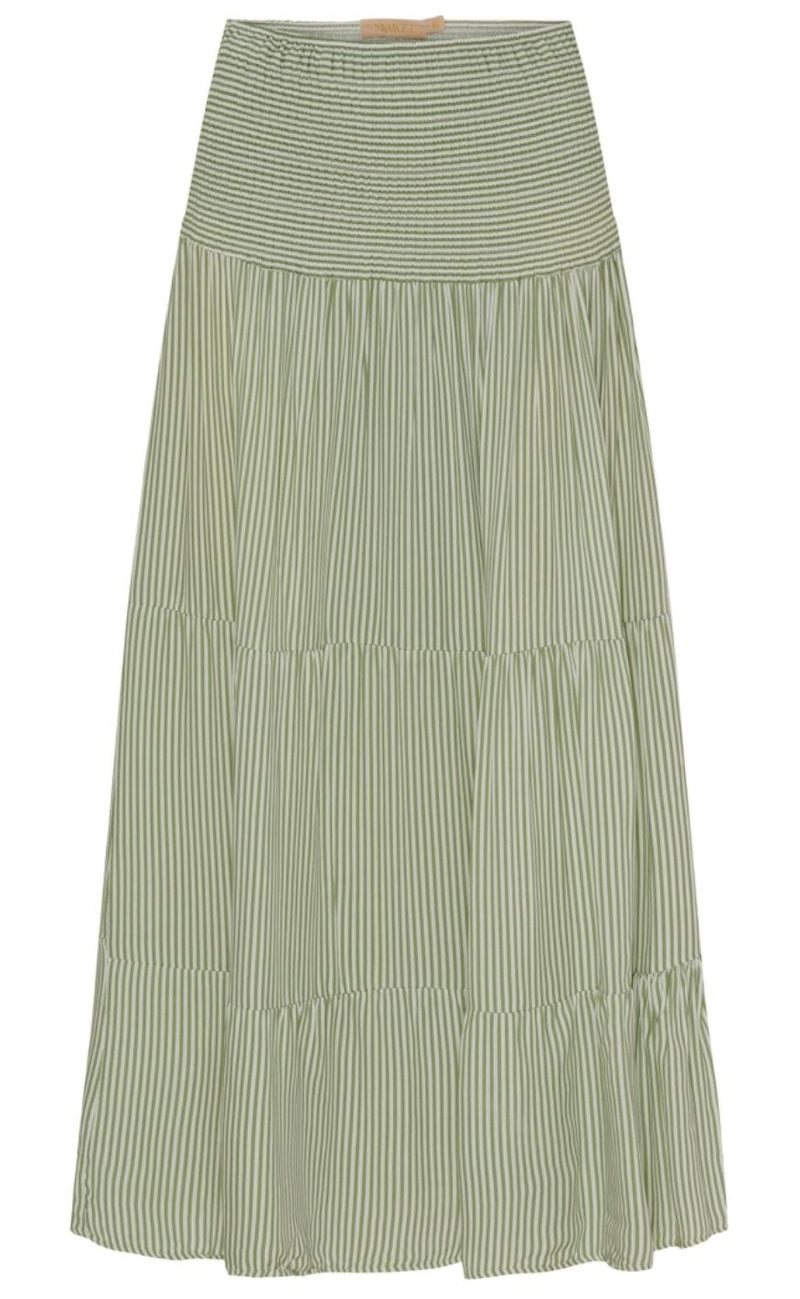 Marta Du Chateau Nederdel - 5201 / 5849 - Kaki Stripe