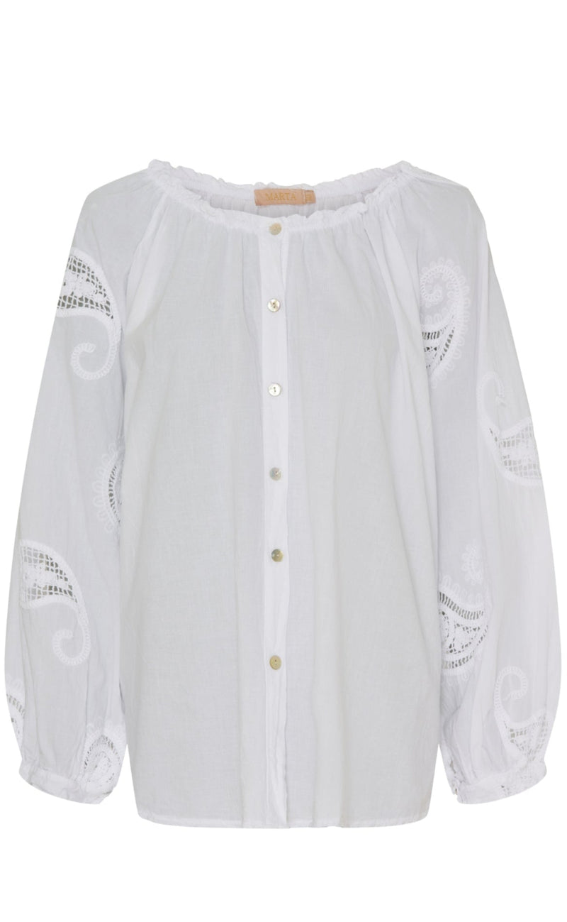 Marta Du Chateau Skjorte - 68767 Patty - White