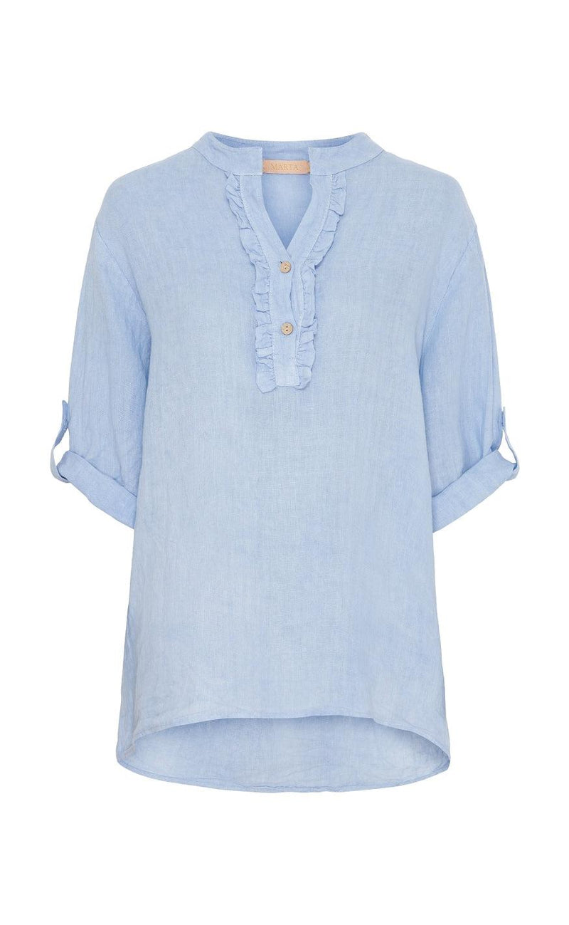 Marta Du Chateau Skjorte -85137-1 Bonnie - Celeste
