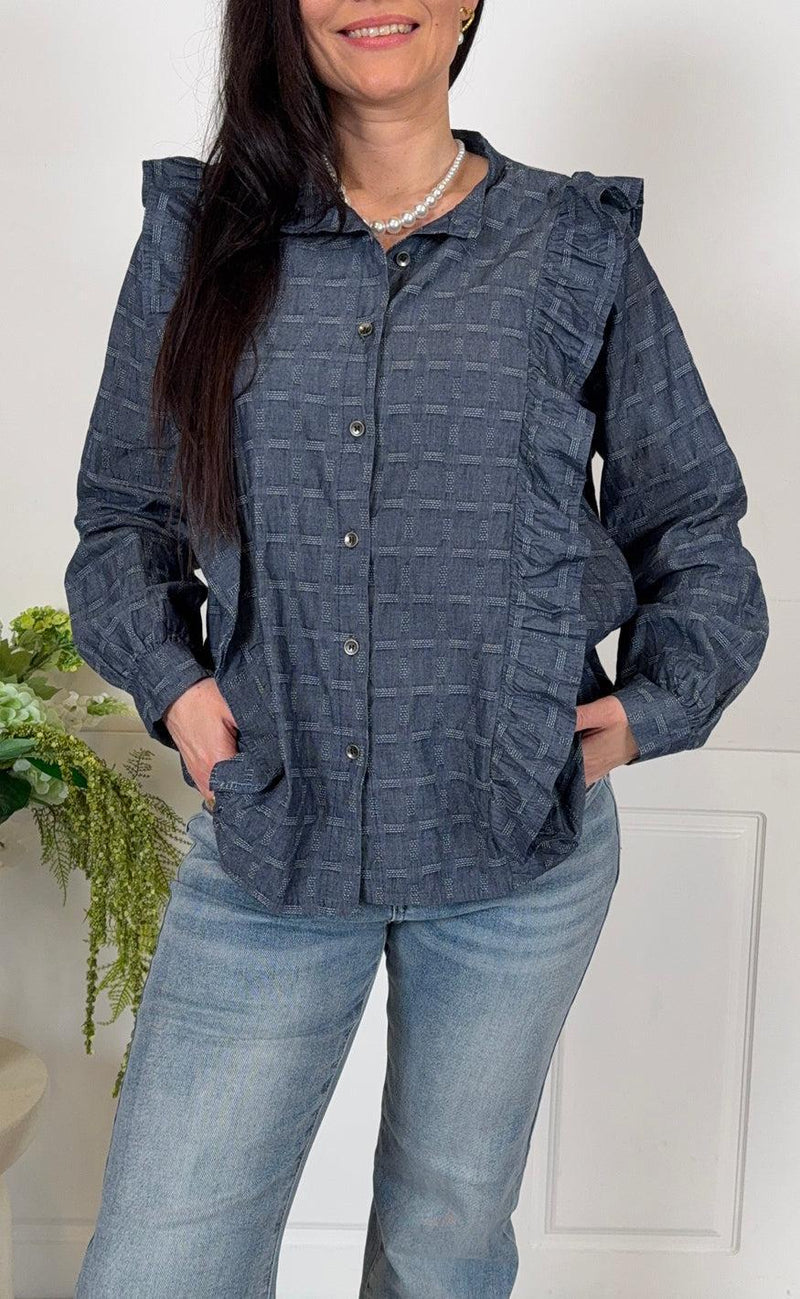 Marta Du Chateau Skjorte - Lena - Jeans