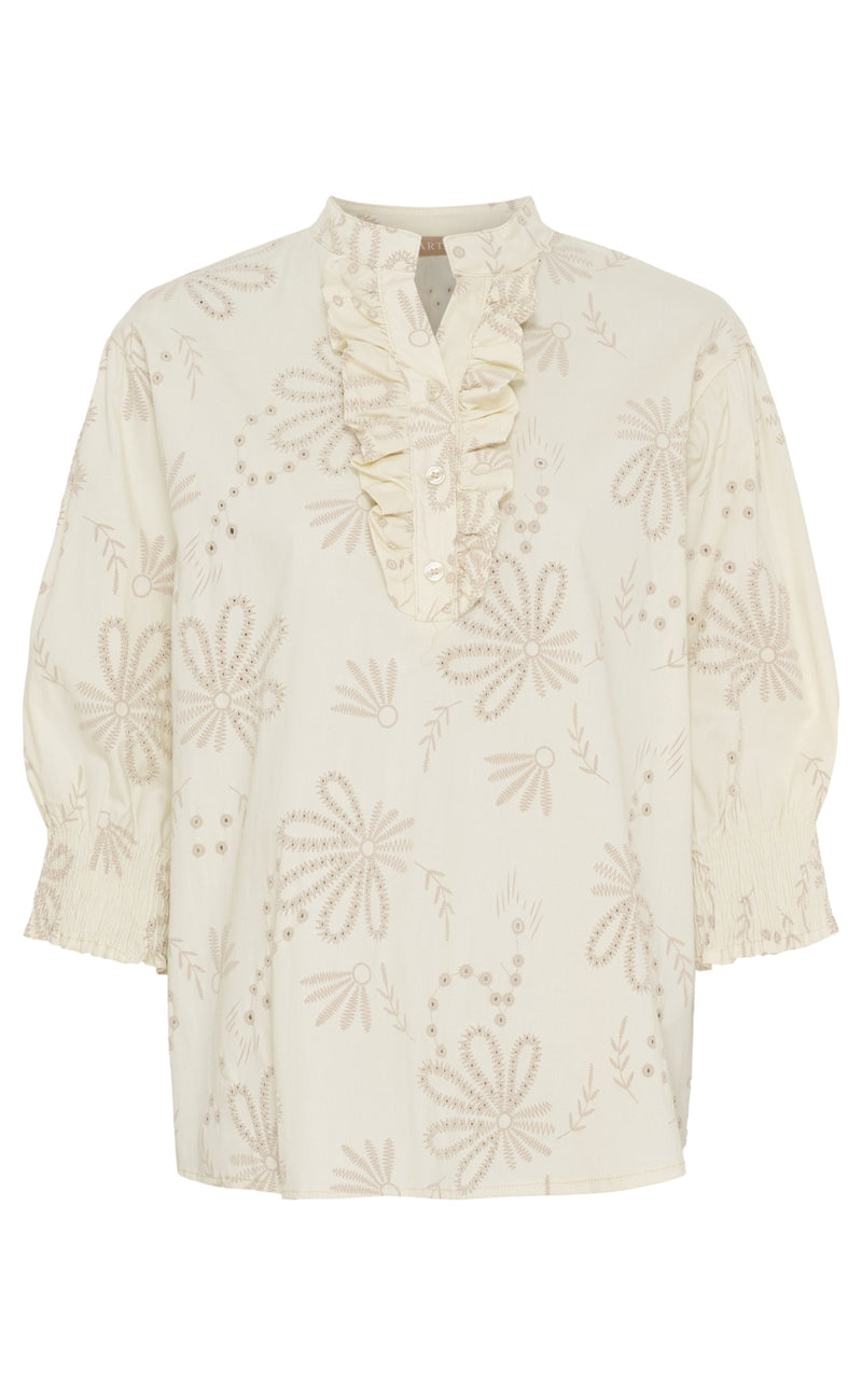 Marta Du Chateau Skjorte - Linda - Beige