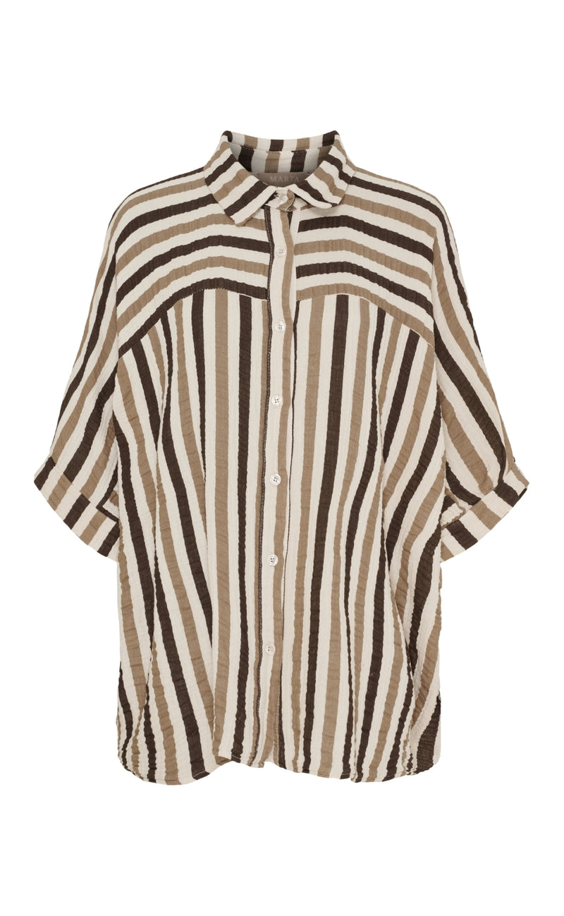 Marta Du Chateau Skjorte - Mossie - Camel/Brown