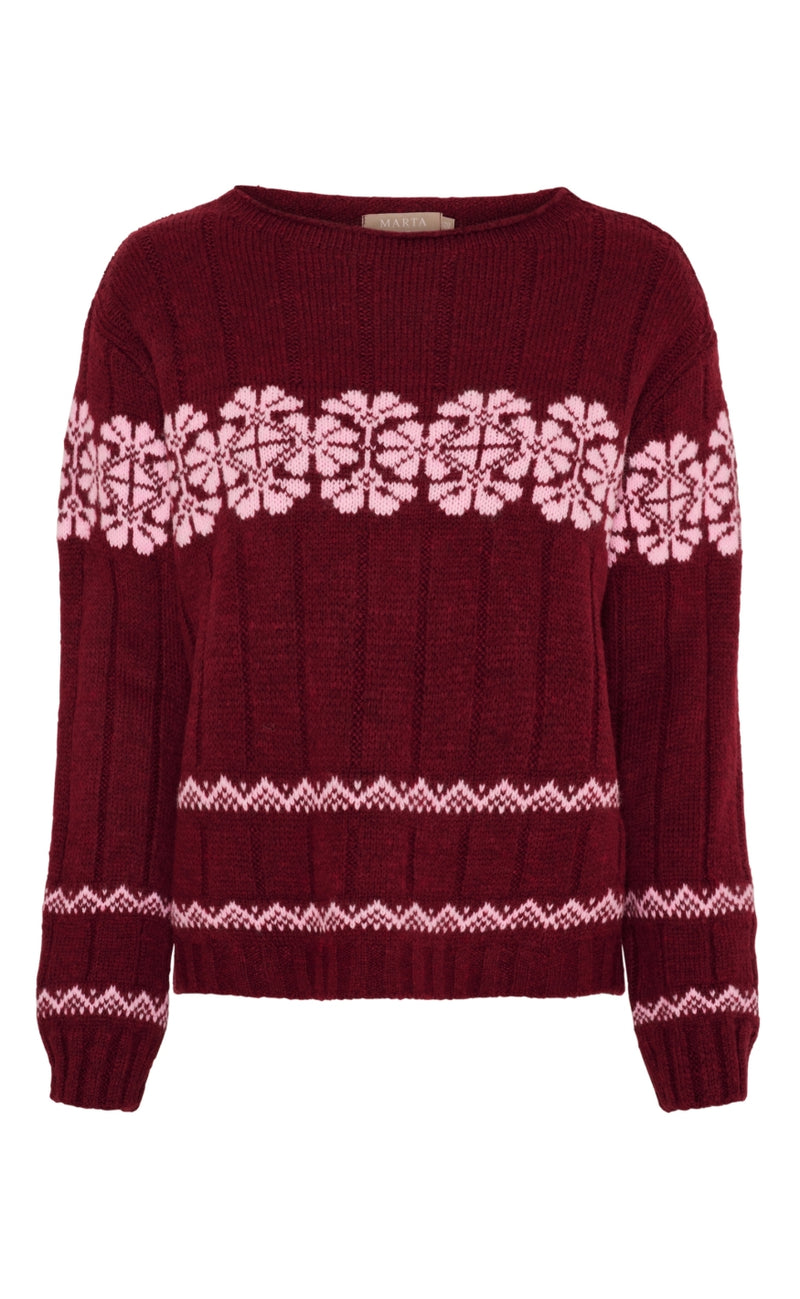Marta Du Chateau Strik - Bruna - Bordeaux/Pink