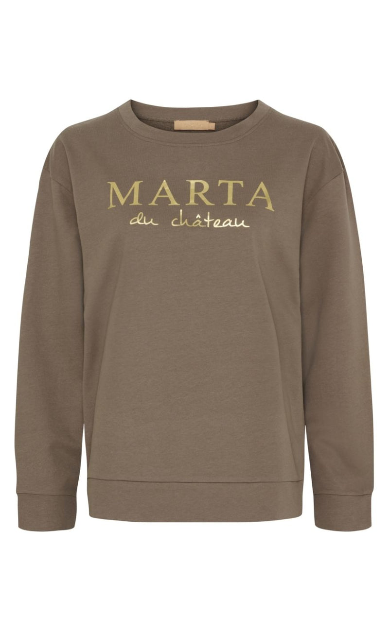 Marta Du Chateau Sweatshirt - Annemette - Fango