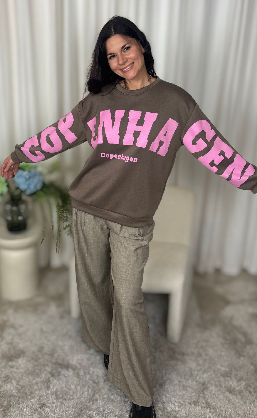 Marta Du Chateau Sweatshirt - Hibiscus - Fango