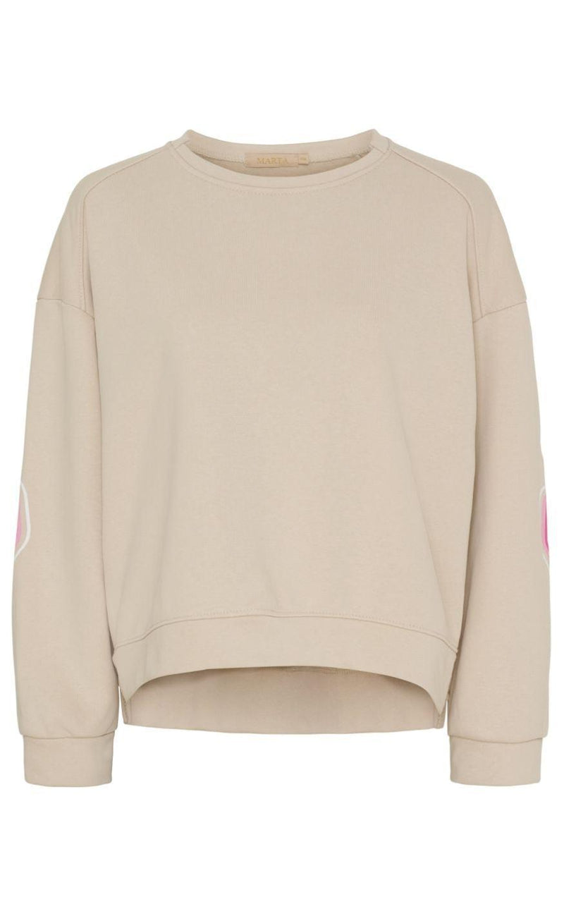 Marta Du Chateau Sweatshirt - Nadine - Beige