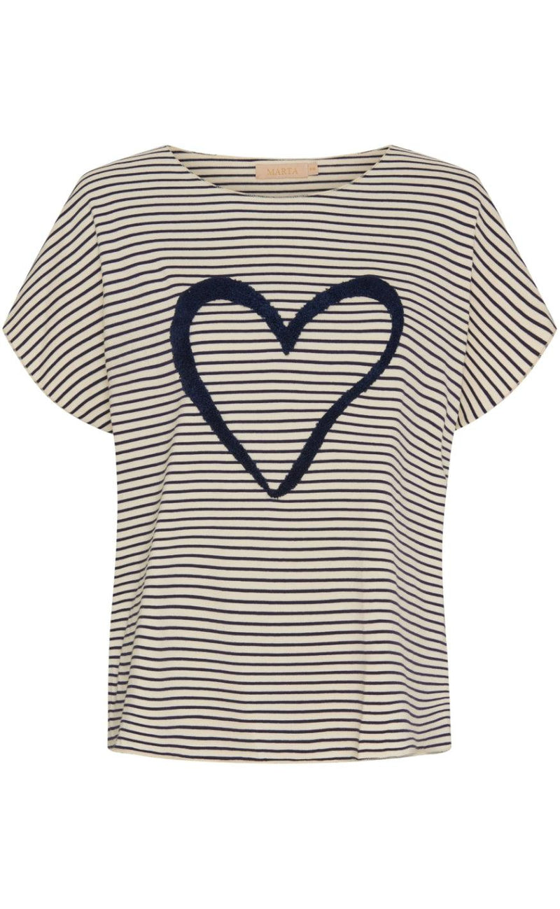 Marta Du Chateau T-Shirt - 3077 Macey - Navy