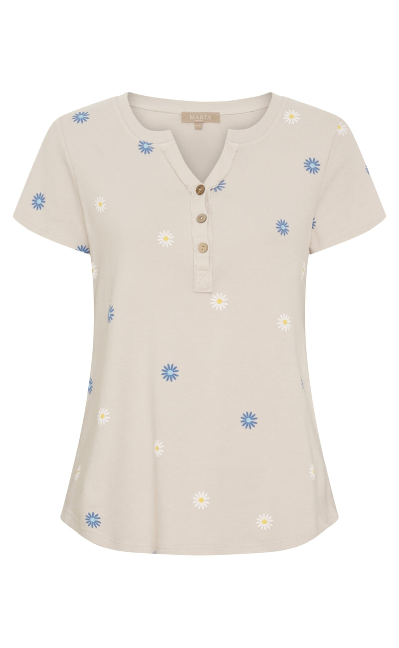 Marta Du Chateau T-Shirt - Cecilie - Beige