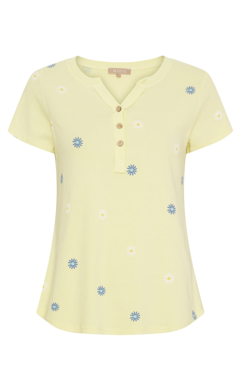 Marta Du Chateau T-Shirt - Cecilie - Giallo