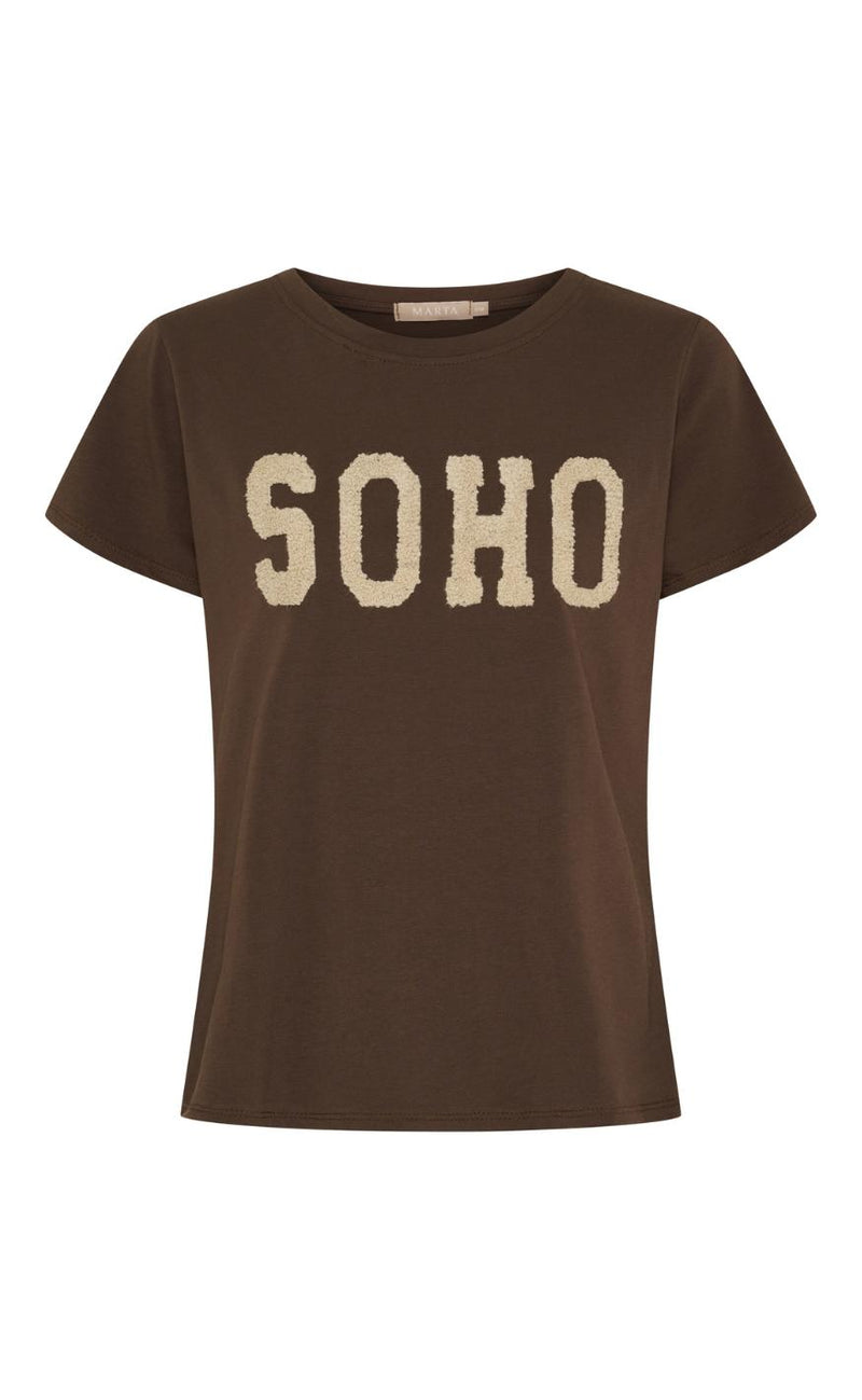Marta Du Chateau T-shirt - Herdis - Moro5/Beige