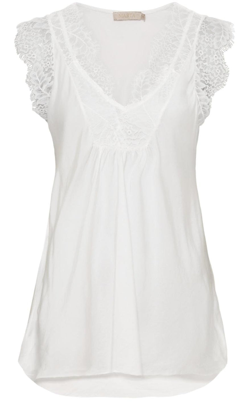 Marta Du Chateau Top - 8804 Faune - Off White