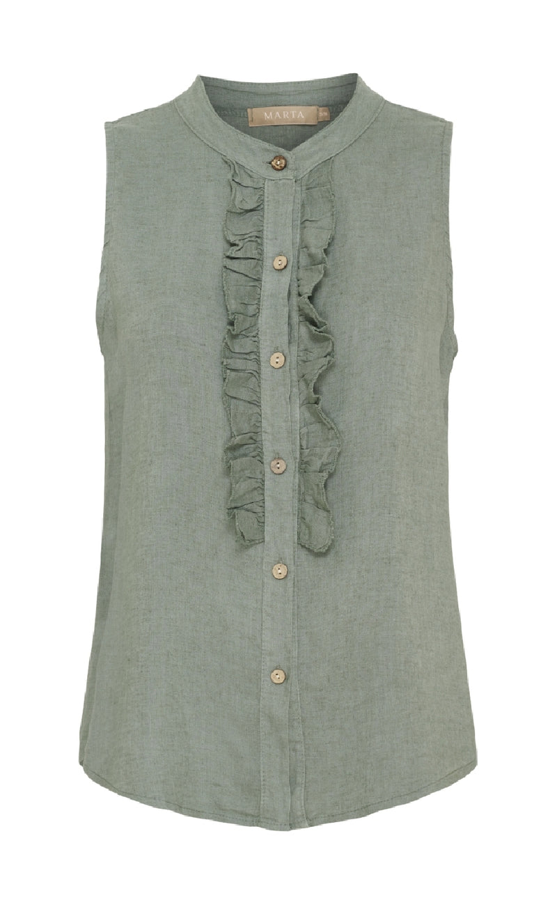 Marta Du Chateau Top - Malene - Military