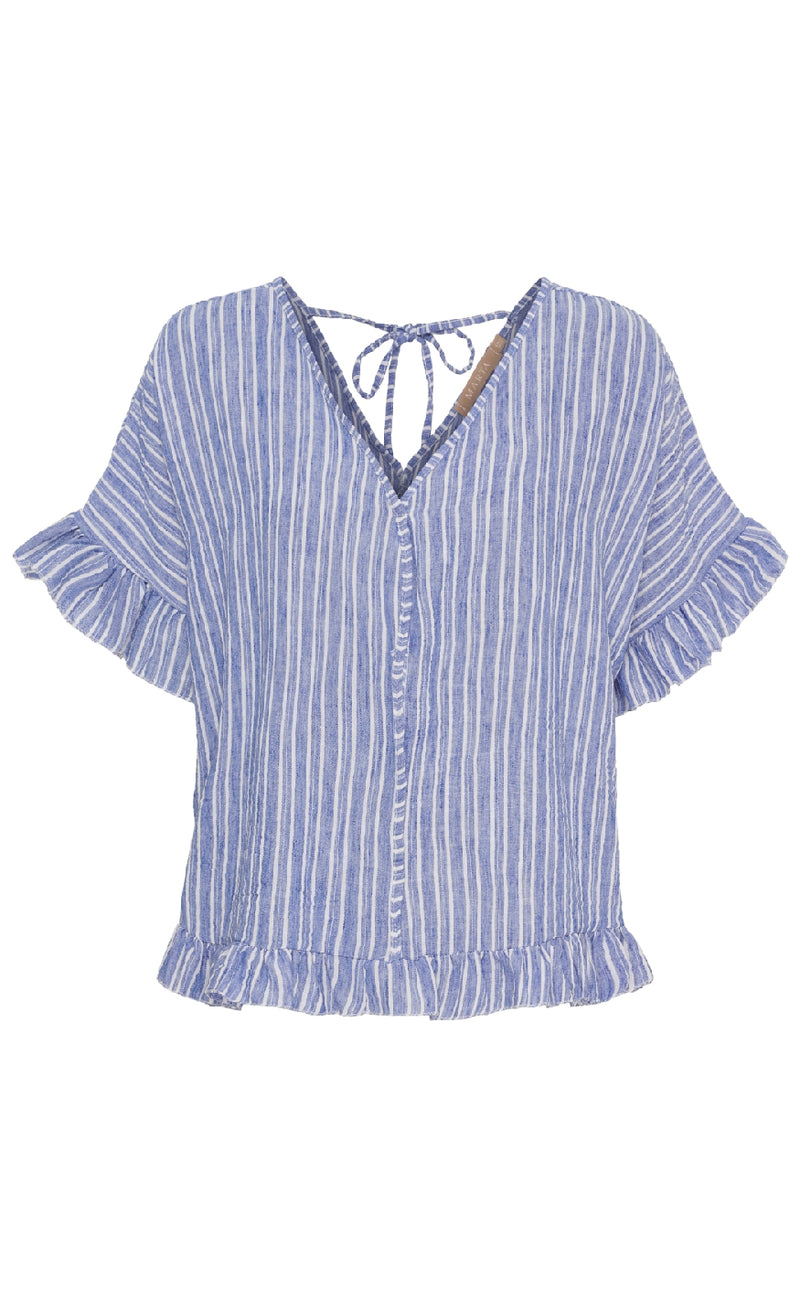 Marta Du Chateau Top - Matilda - Blue Jeans