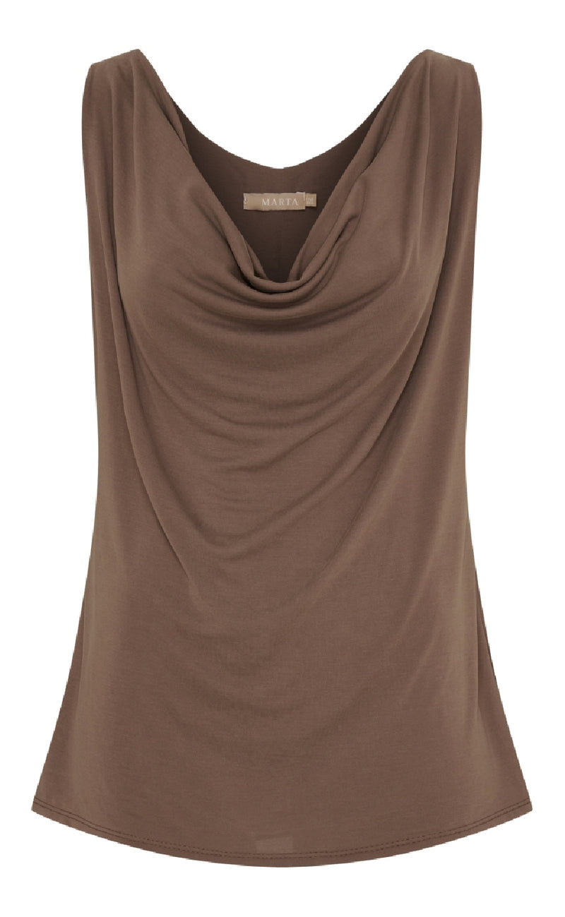 Marta Du Chateau Top - Veronika - Brown
