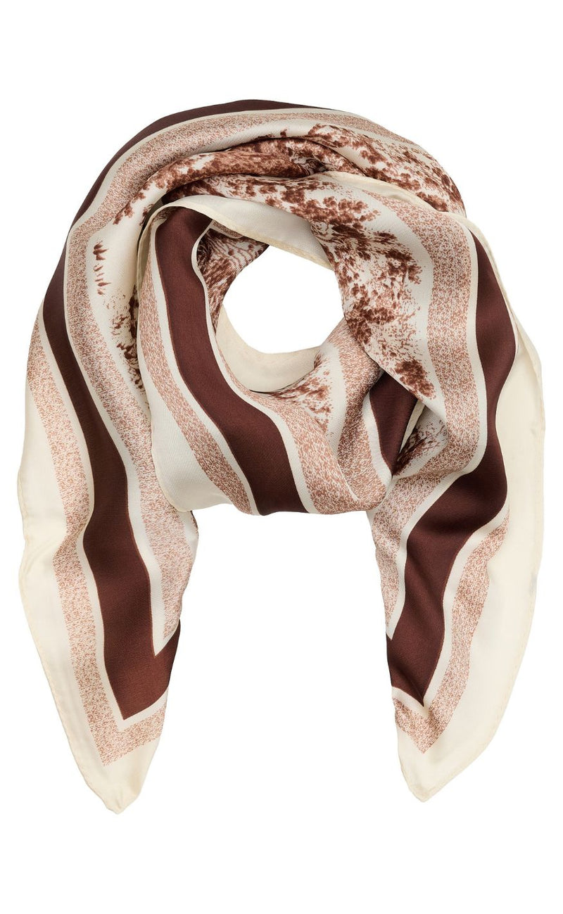 Marta Du Chateau Tørklæde - Juline - Brown31274