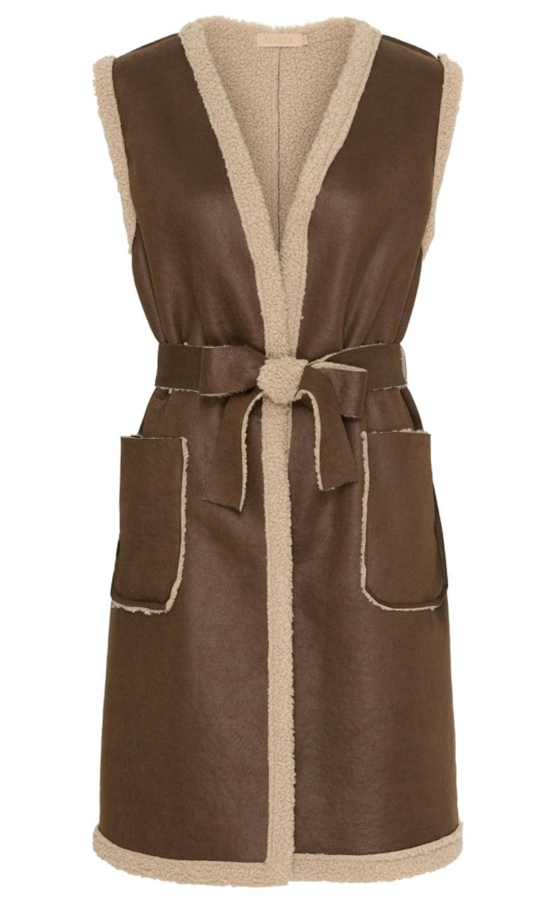 Marta Du Chateau Vest - 38014 Adeline - Tabacco