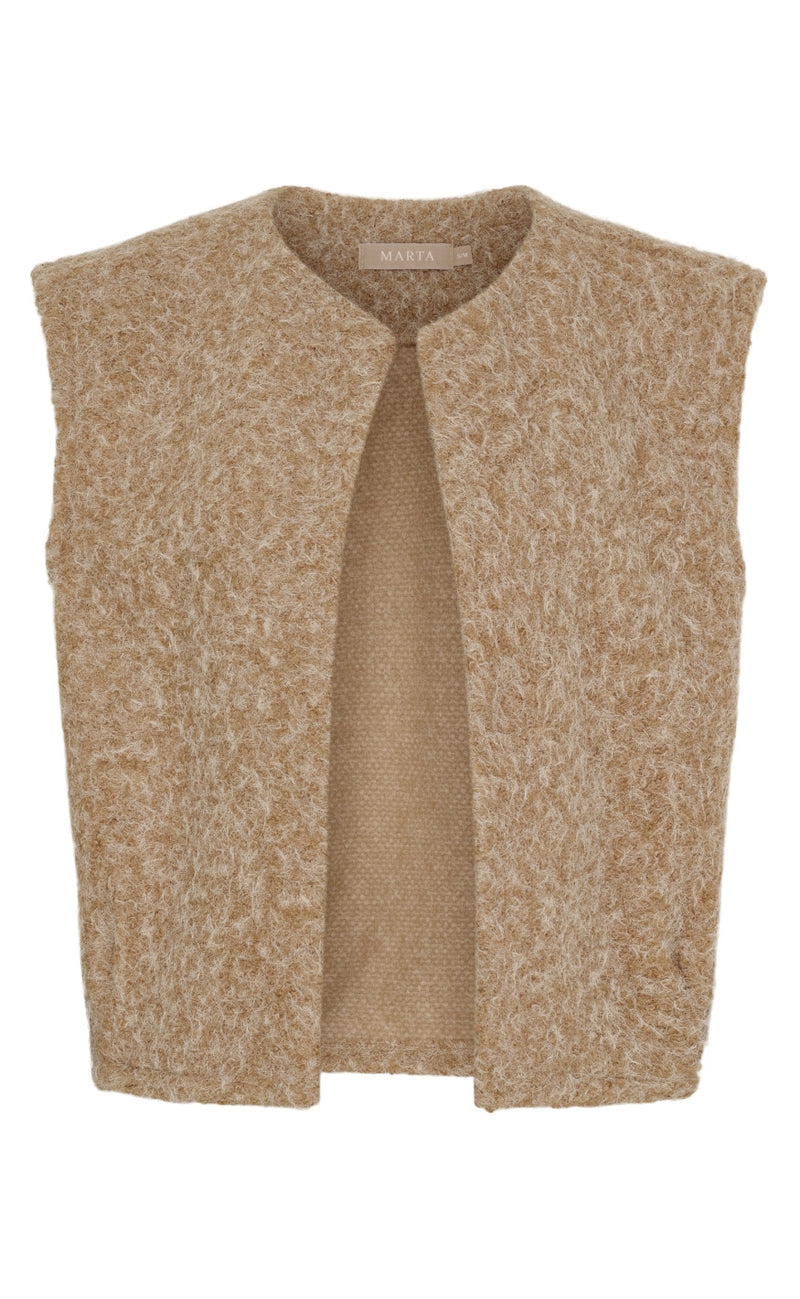 Marta Du Chateau Vest - Capella - Camello4