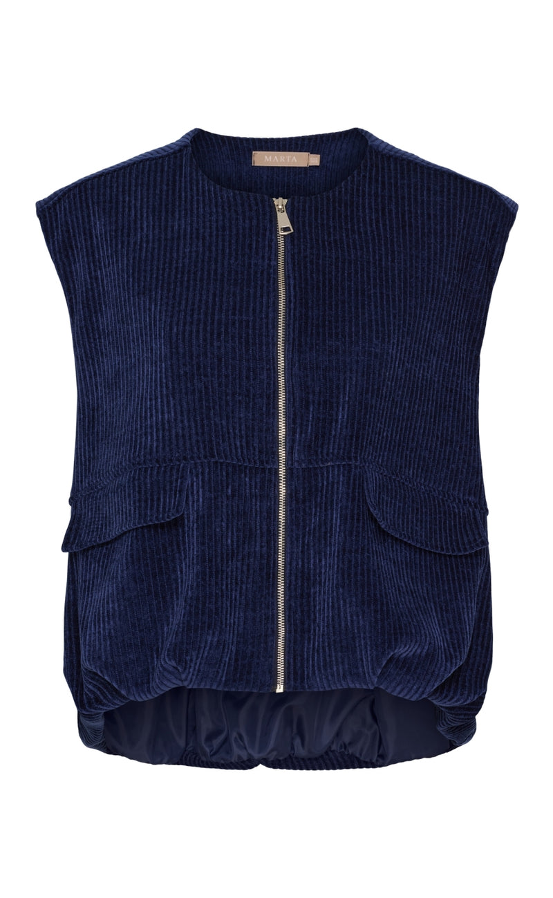 Marta Du Chateau Vest - Freya - BlueNavy